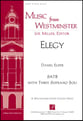 Elegy SATB choral sheet music cover